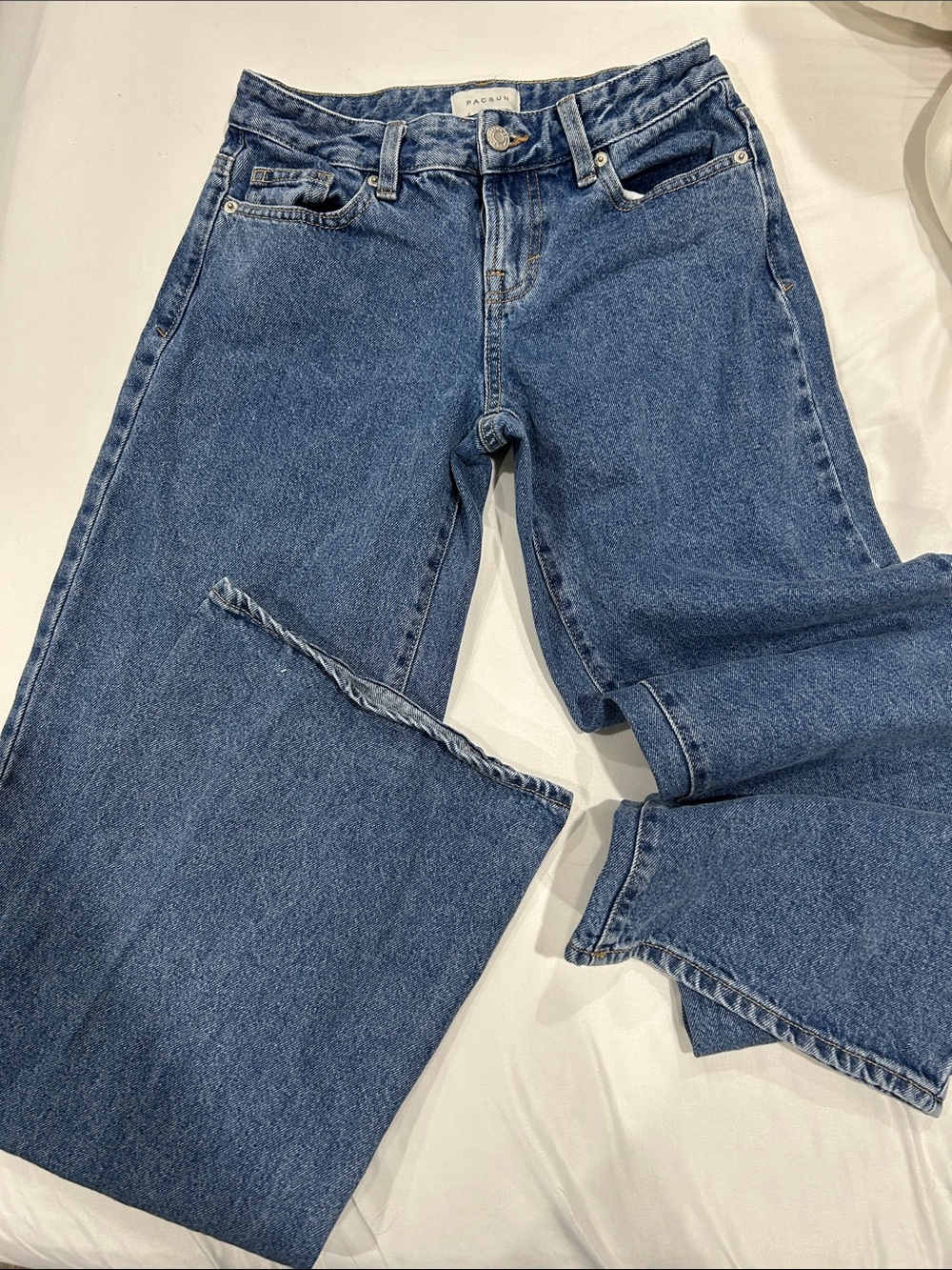 PacSun Women's Wide Leg Jeans - Blue